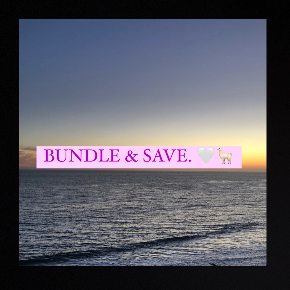 Bundle & save. Read description! :-)